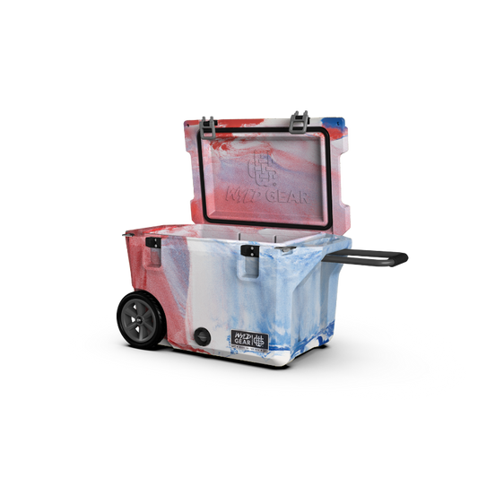50QT FREEDOM SERIES COOLER - Red, White & Blue