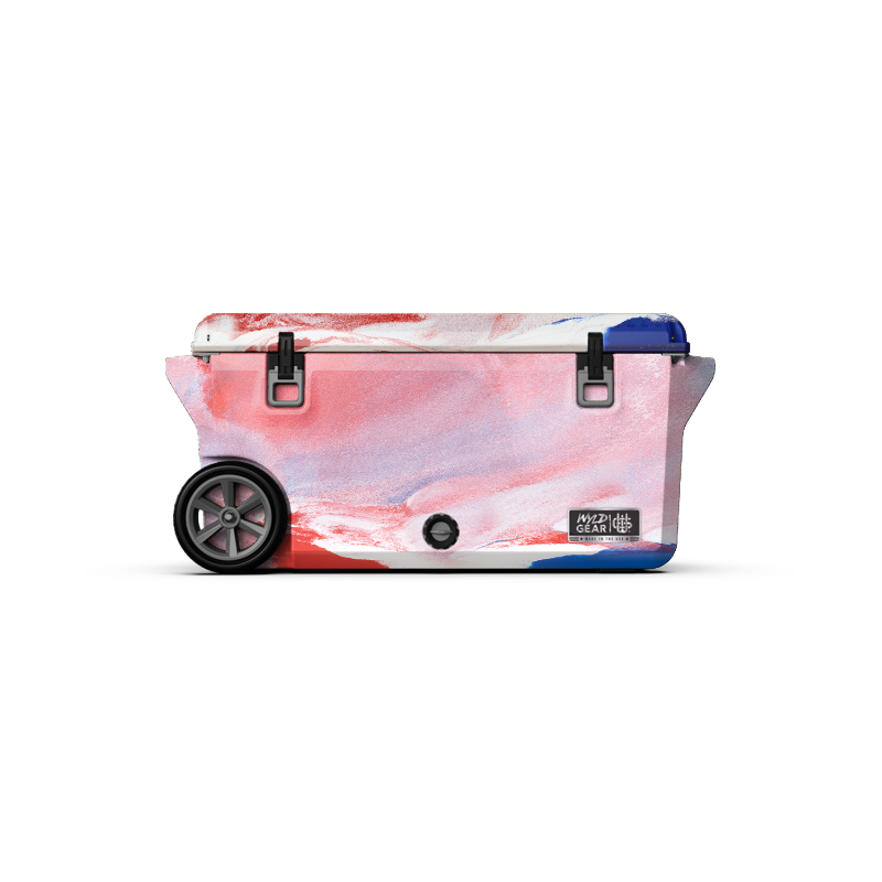 cool gear Wyld Gear Freedom Series Blue/Red/White 75 qt Cooler