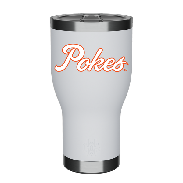 Pokes Script Color - 30oz Tumbler