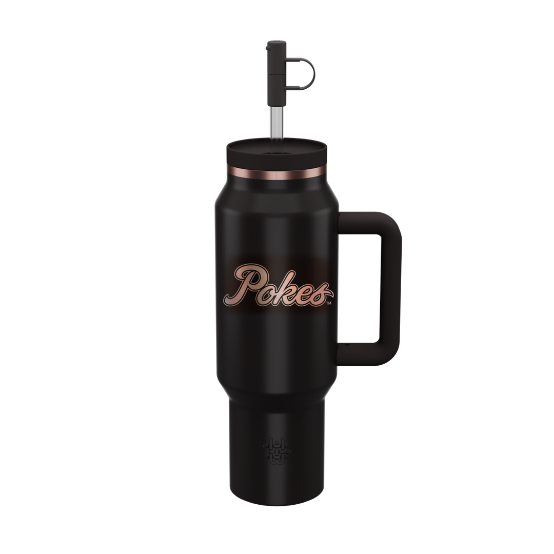 Pokes Script - 40oz Wyld Syde Travel Tumbler