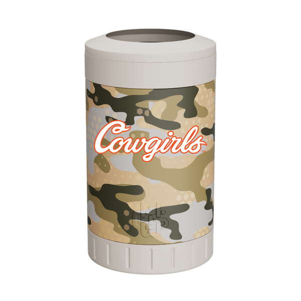 Cowgirls Script Color - 12oz Multi Can Cooler
