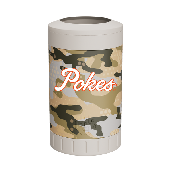 Pokes Script Color - 12oz Multi Can Cooler