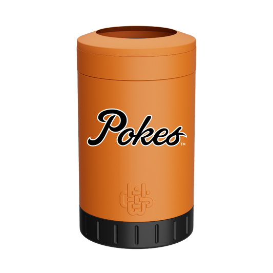 Pokes Script Color - 12oz Multi Can Cooler